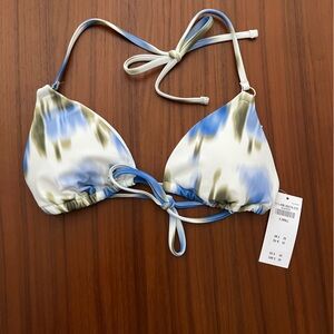 Abercrombie & Fitch Blue and Green Bikini sz XS NWT